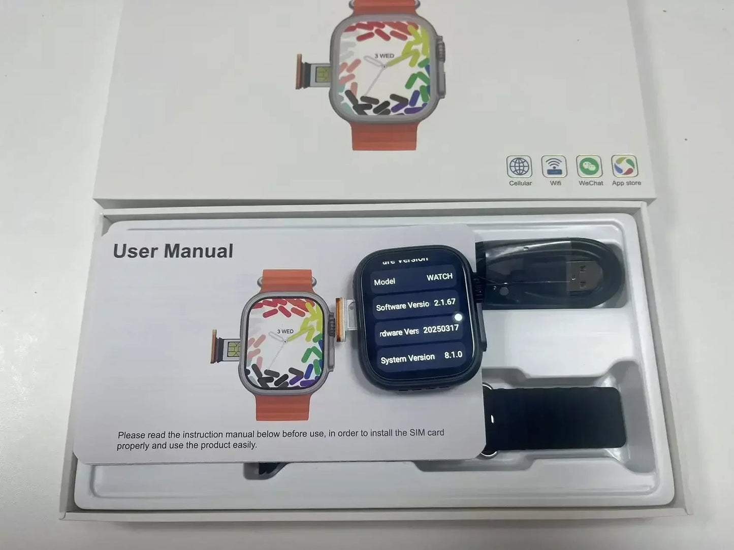 2025 New 4G All Network M53 Smart Watch Android Operating S10 System GPS Map Google Play Passometer Sleep Tracker SIM Card WSJIT