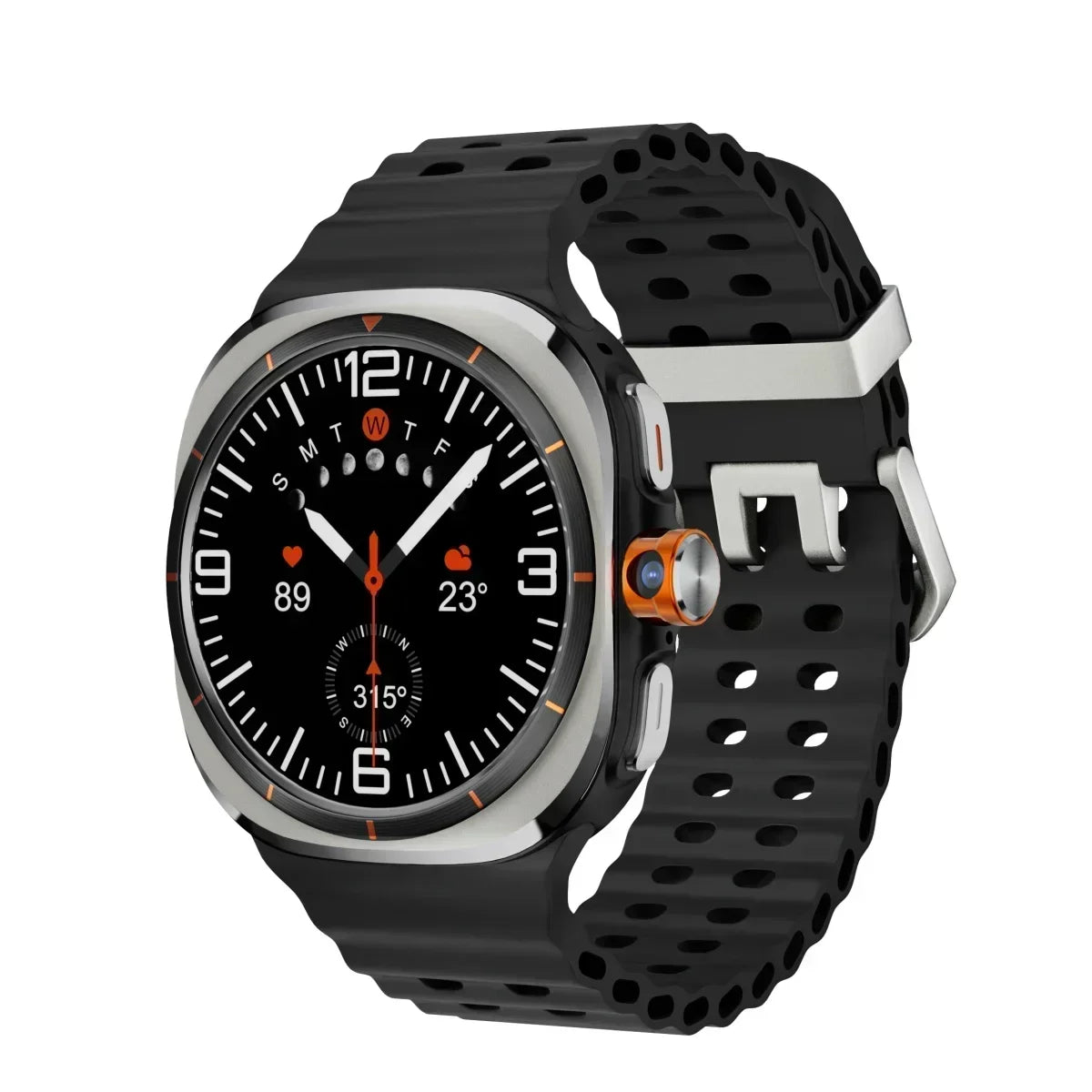 2025 New Smart Watch Android OS Smartwatch 5G Sim Card GPS WIFI Rotary Camera Global Calling 256GB Storage Amoled Screen WSJIT
