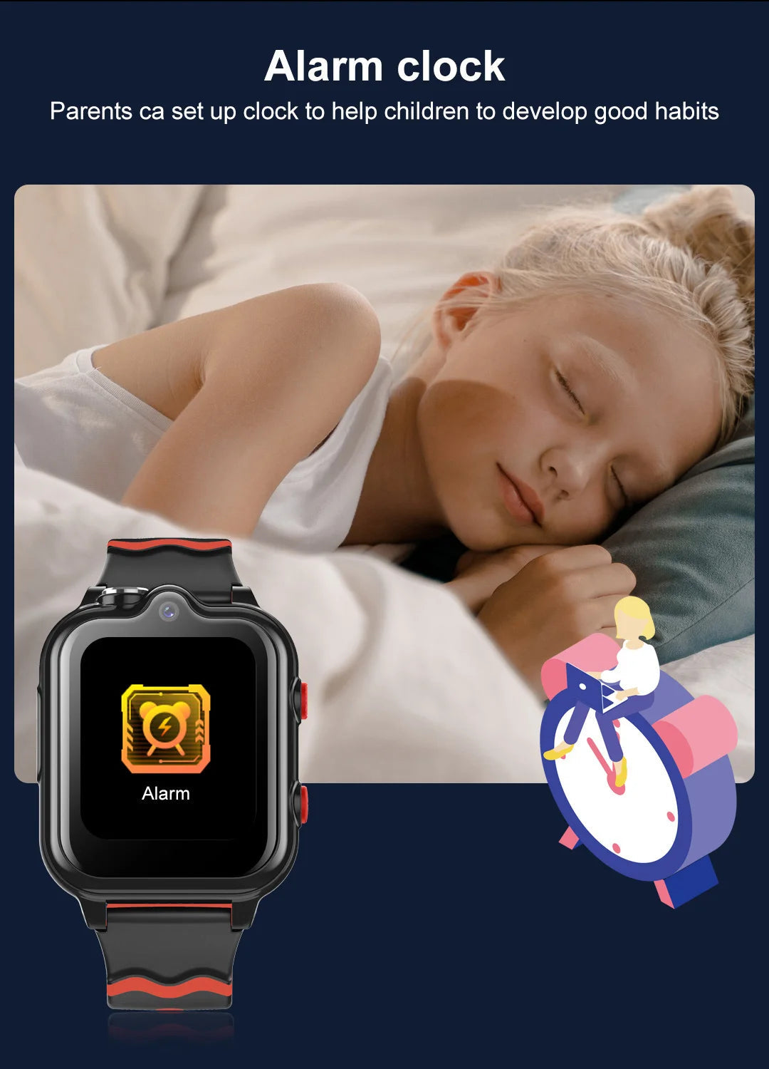 2025 New Smart Watches 4G Kids GPS AGPS LBS SOS Music Playback Dual Camera Smartwatch Waterproof 900mAh Boy Girl Children Gift WSJIT