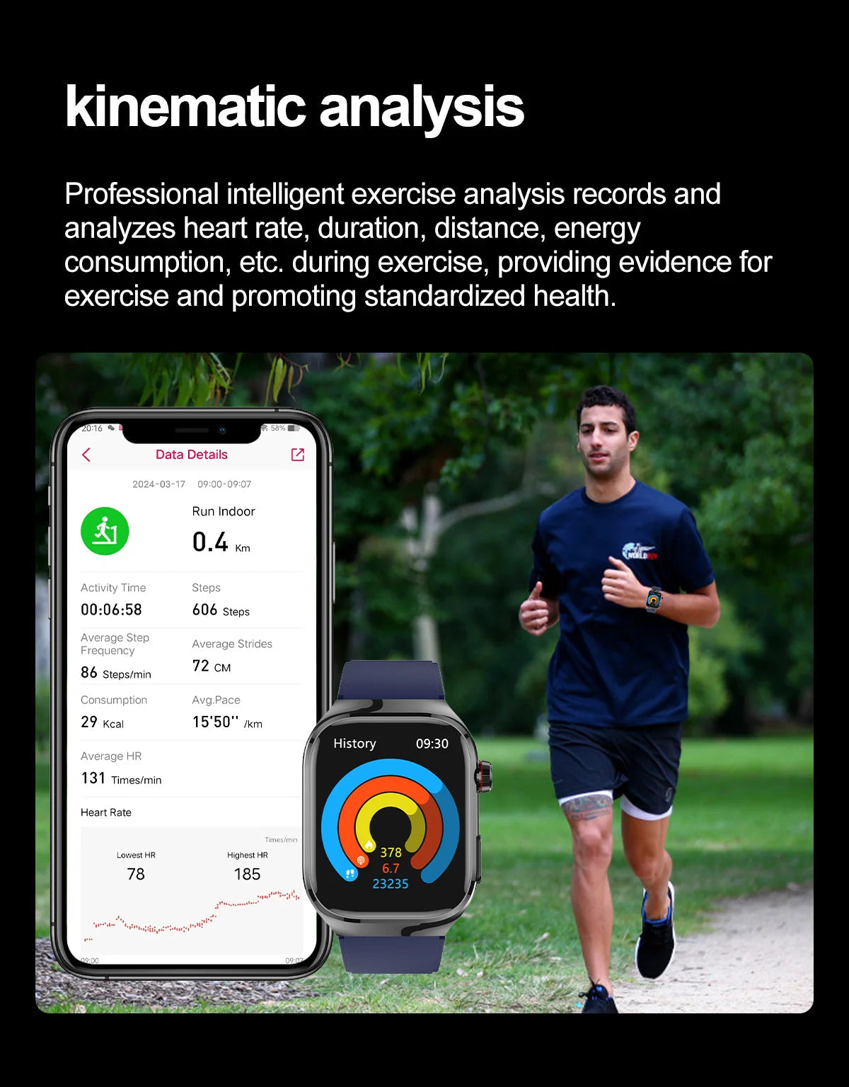 2025New Micro Physical Examination Smart Watch For Men Uric Acid Body Fat Five Organ Health Watches Bluetooth Call SmartBracelet WSJIT