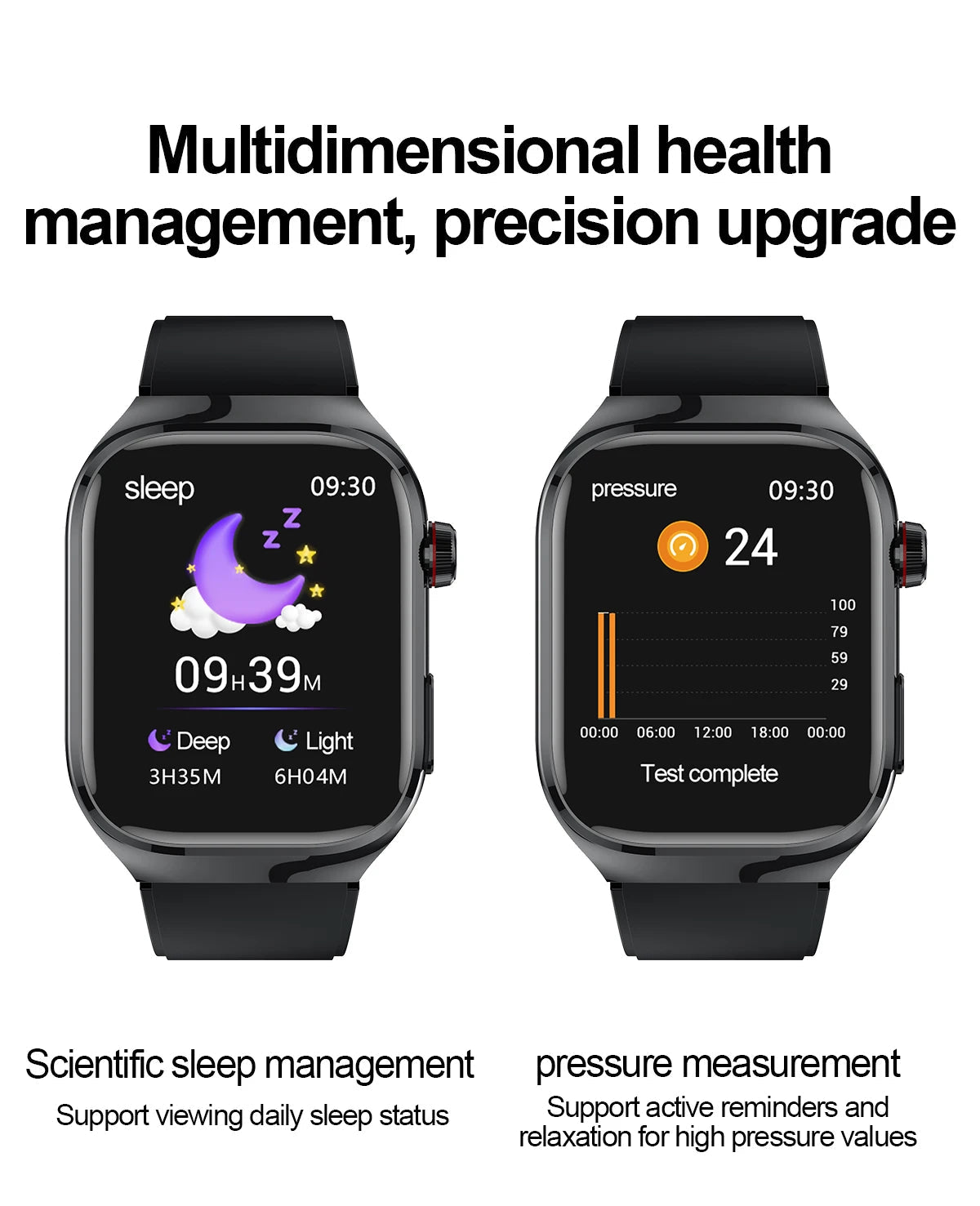 2025New Micro Physical Examination Smart Watch For Men Uric Acid Body Fat Five Organ Health Watches Bluetooth Call SmartBracelet WSJIT