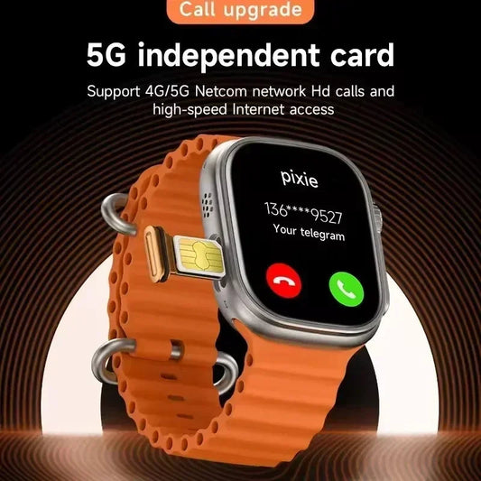 2025 New 4G All Network M53 Smart Watch Android Operating S10 System GPS Map Google Play Passometer Sleep Tracker SIM Card WSJIT